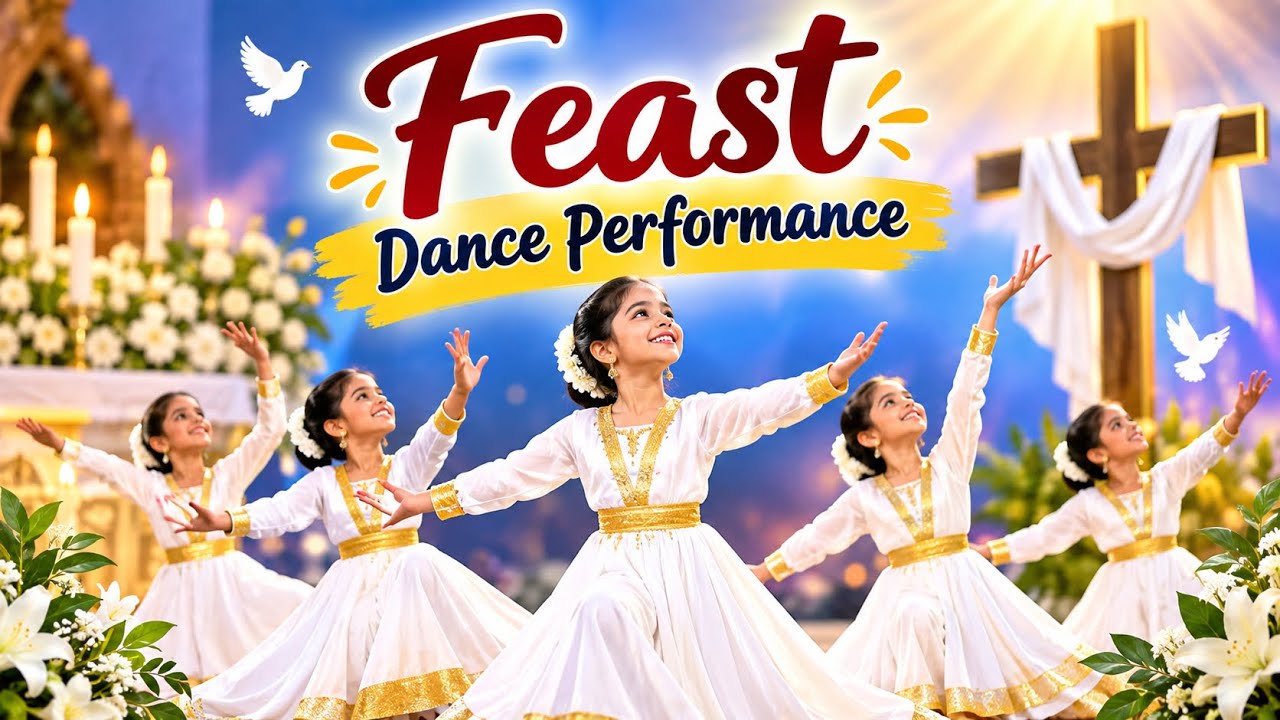 Happy Happy Feast Day | Feast Day Dance Performance | Dance Choreography By Kathak_sangeeta |