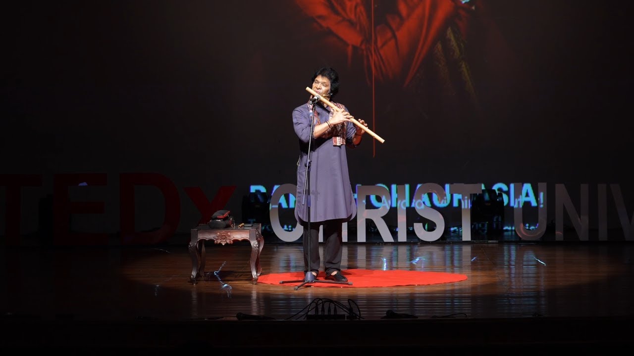 Soulful Melodies: Bansuri Mastery | Rakesh Chaurasia | TEDxChristUniversity