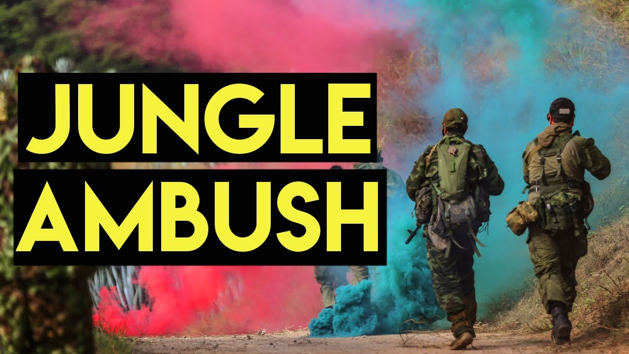 Jungle Ambush Surprises Enemy Squad, Twice | Milsim West: Assault on Corro (CYMA 