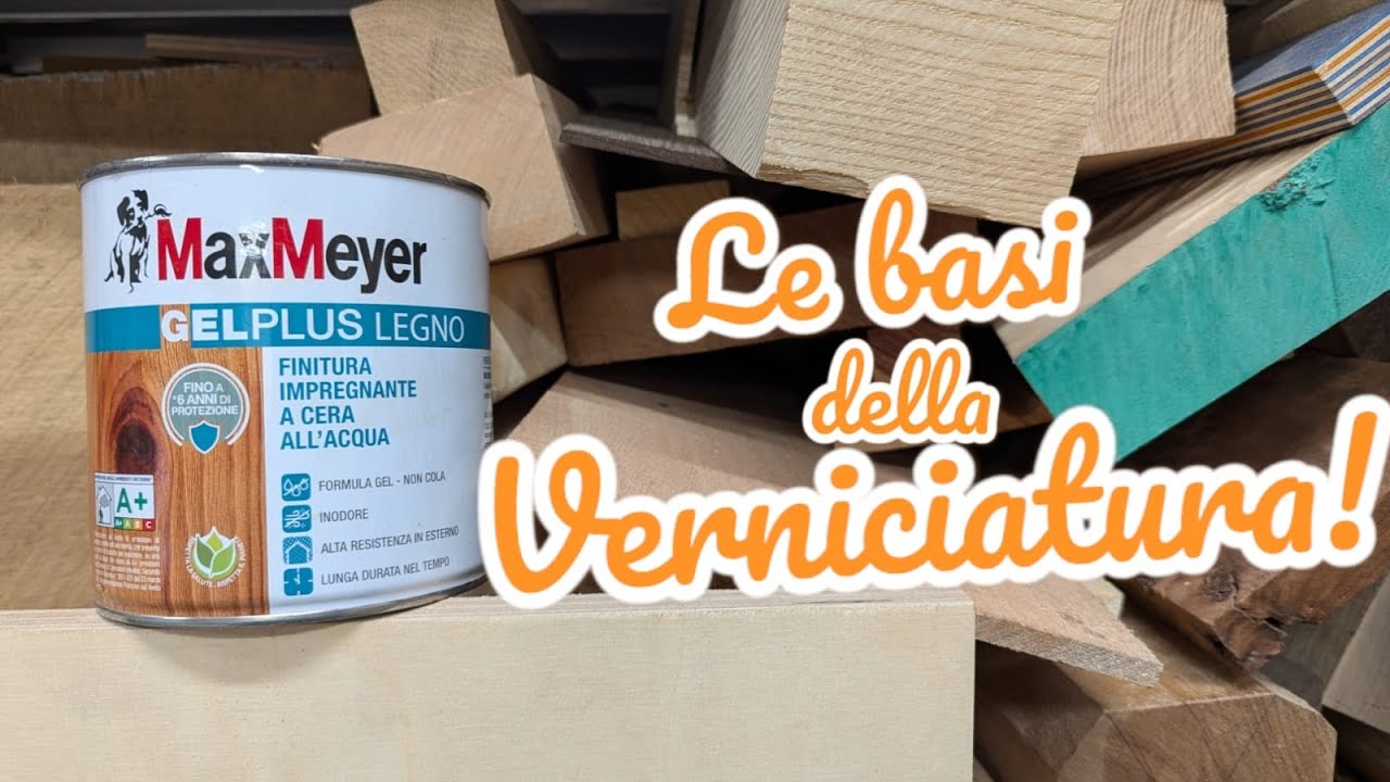 VERNICIATURA DEL LEGNO: FONDO, IMPREGNANTE E FINITURA - ParTiamo dalle basi con l'aiuto di MaxMeyer