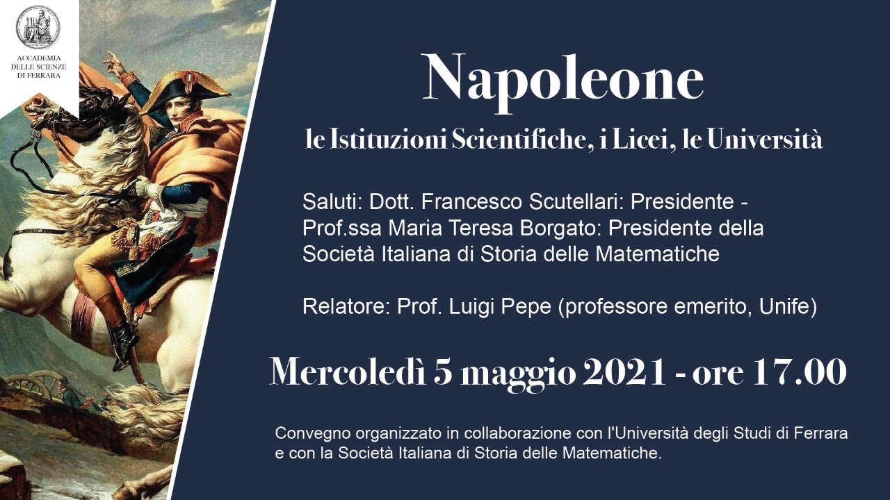 Napoleone le Istituzioni Scientifiche, i Licei, le Università