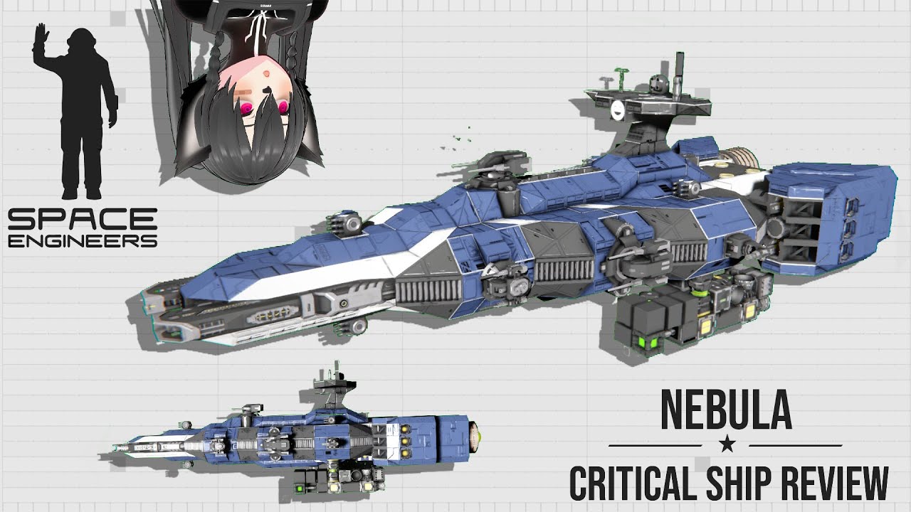 This AI Frigate has Interesting Ideas, Space Engineers Critical Ship Review, Nebula Class