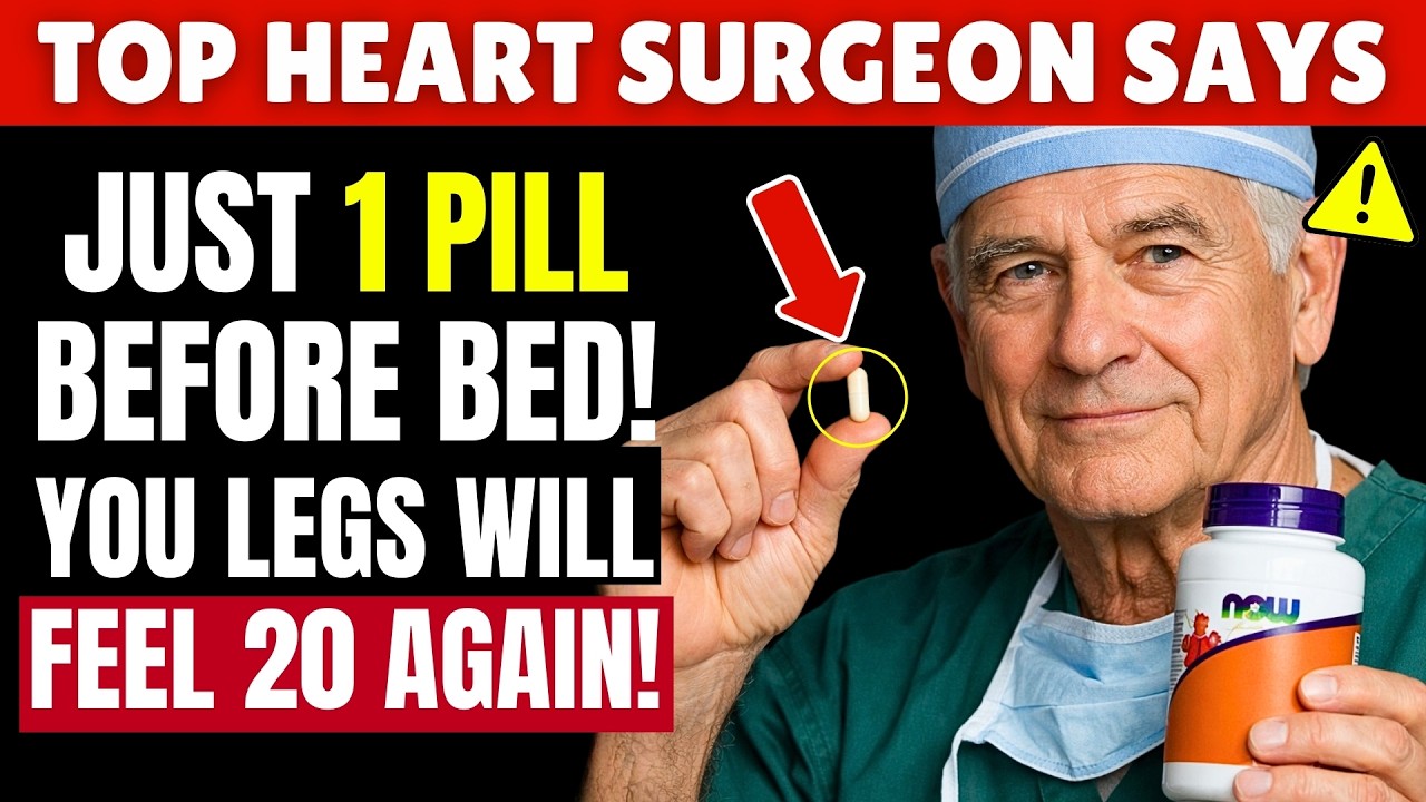 Over 70? THIS Vitamin Opens Leg Circulation 900% & Stops Cold Feet FAST | Senior Health Tips
