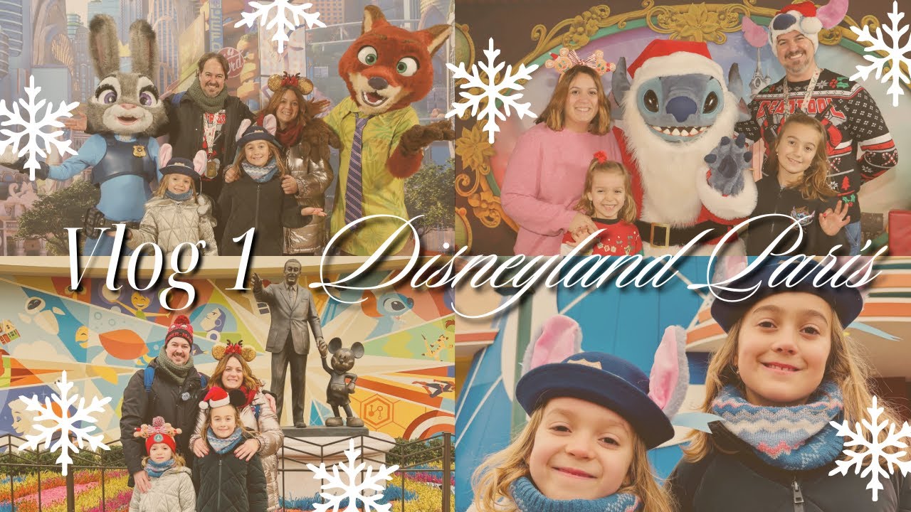 NAVIDAD 2025 en DISNEYLAND PARIS | ENCUENTRO con los PERSONAJES de ZOOTROPOLIS 🐰🦊 | Vlog 1
