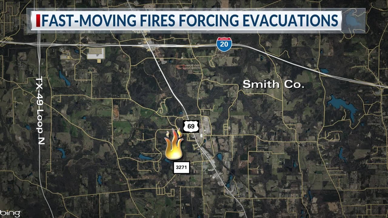 Unextinguished controlled burn ignites at least 30 acres in Smith County, 2 homes damaged