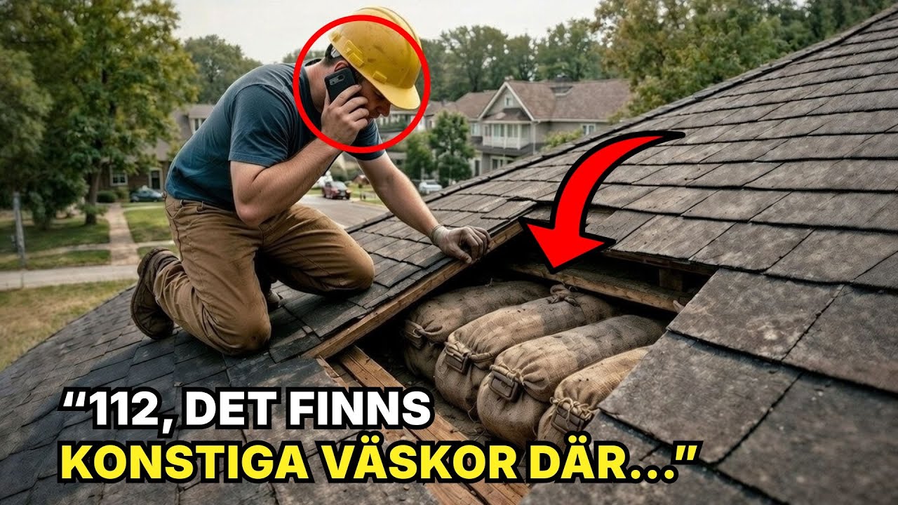 Mann försökte laga taket – det han hittade där inne fick honom att ringa 112!