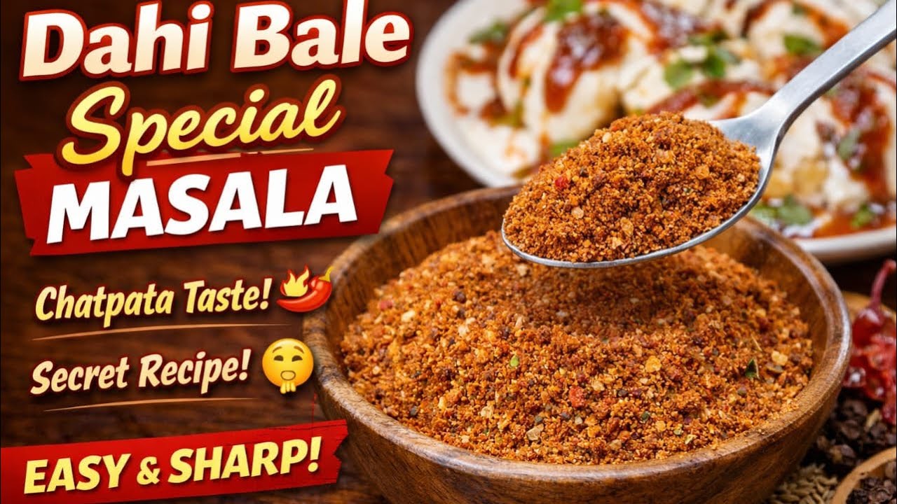 👉 Dahi Bale Special Masala 🔥 Easy Spice Mix
