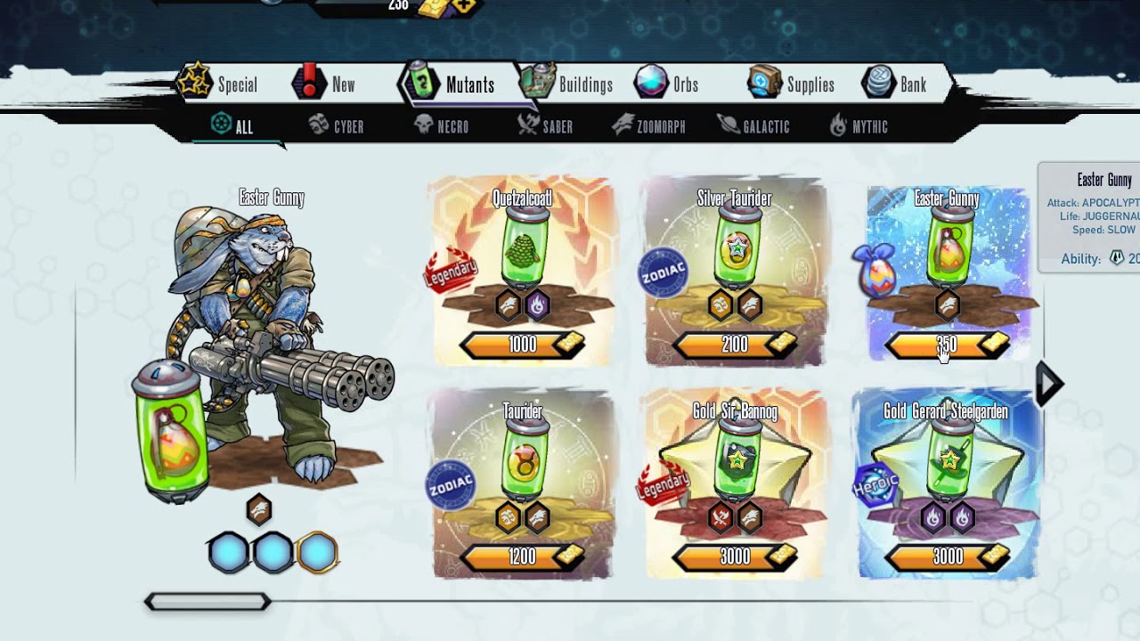 Mutants Genetic Gladiators free Unlimited gold using cheat engine 6.3 2019.