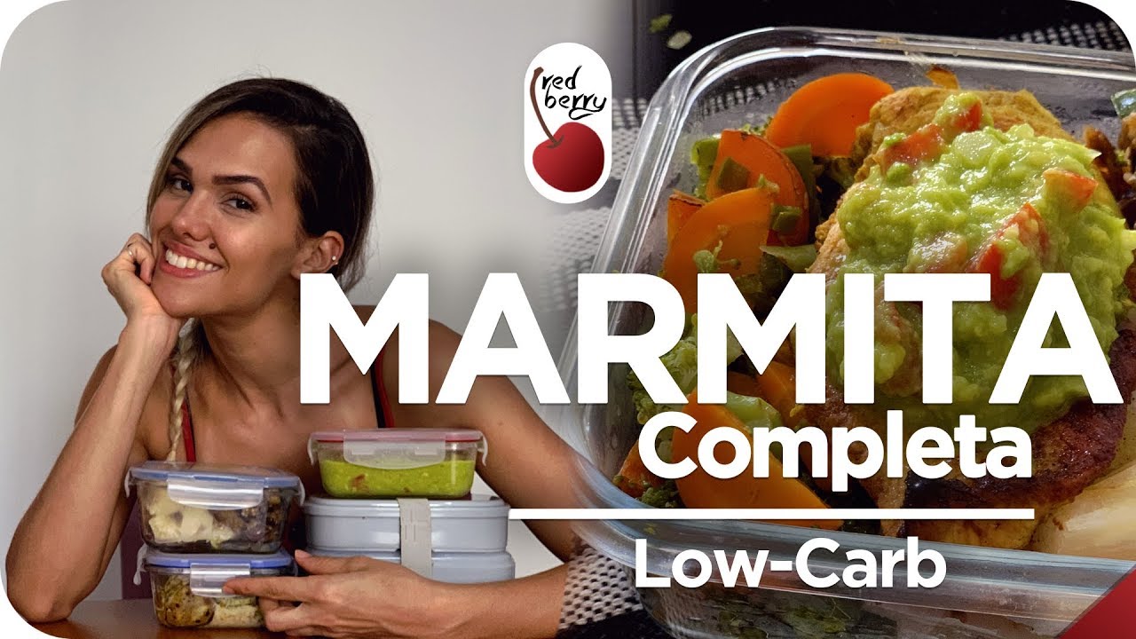 Marmita Low Carb Completa Almoço e Jantar