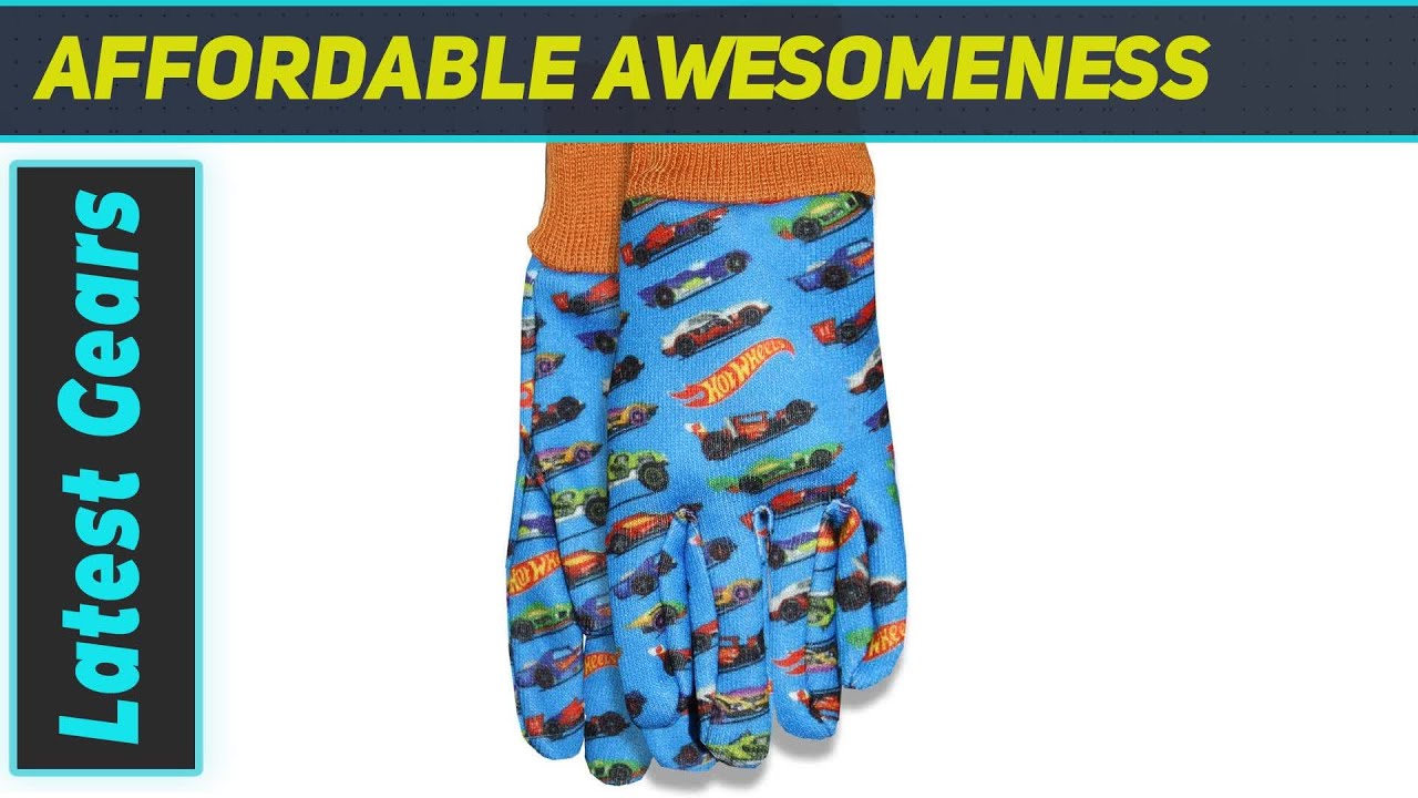 Hot Wheels Jersey Glove for Toddlers - The Best Gardening Companion!