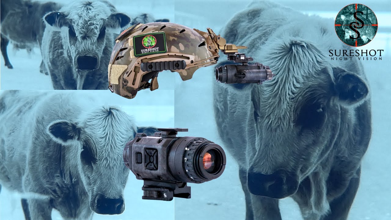 N-Vision NOX 18mm thermal monocular footage.