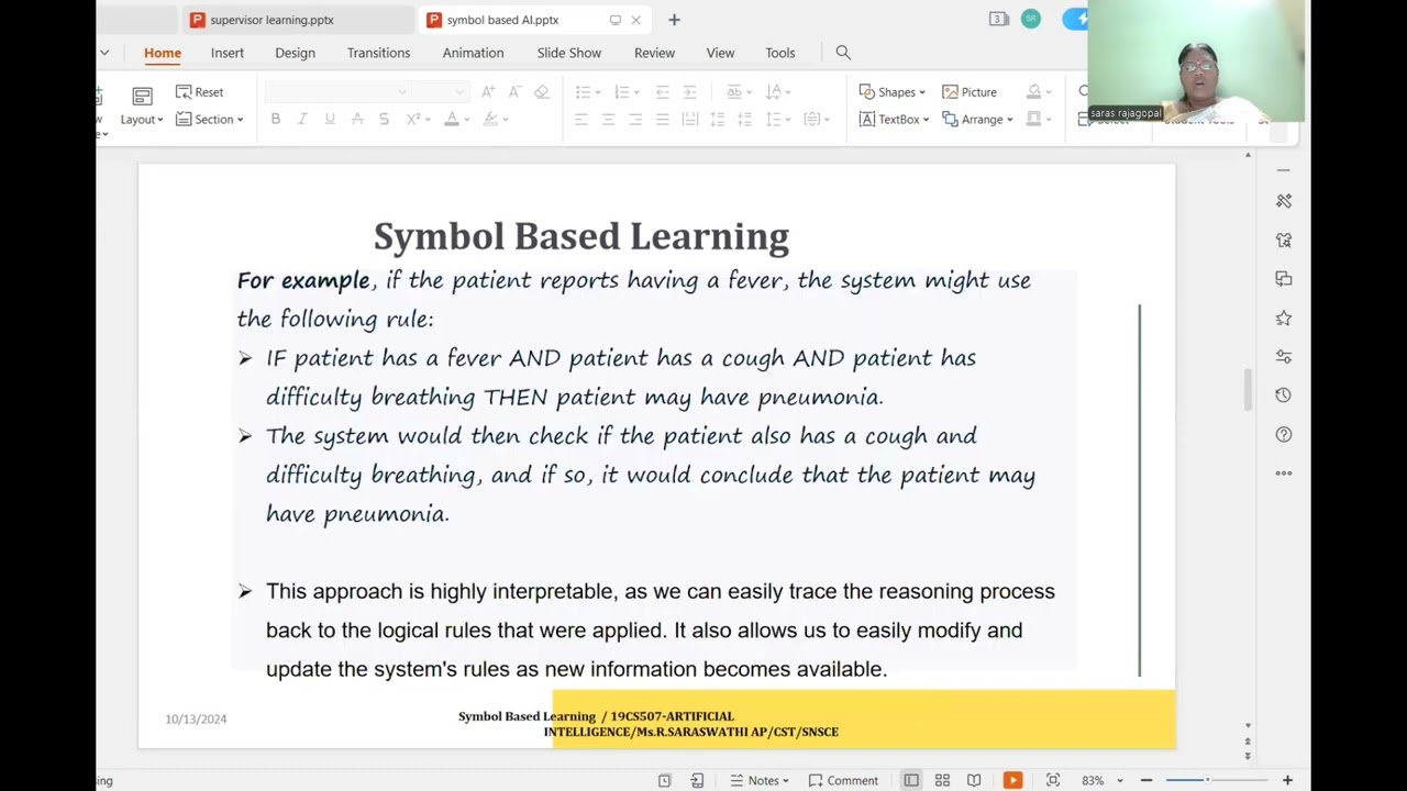 symbol based learning | Introduction to machine Learning | SNS INSTITUTIONS