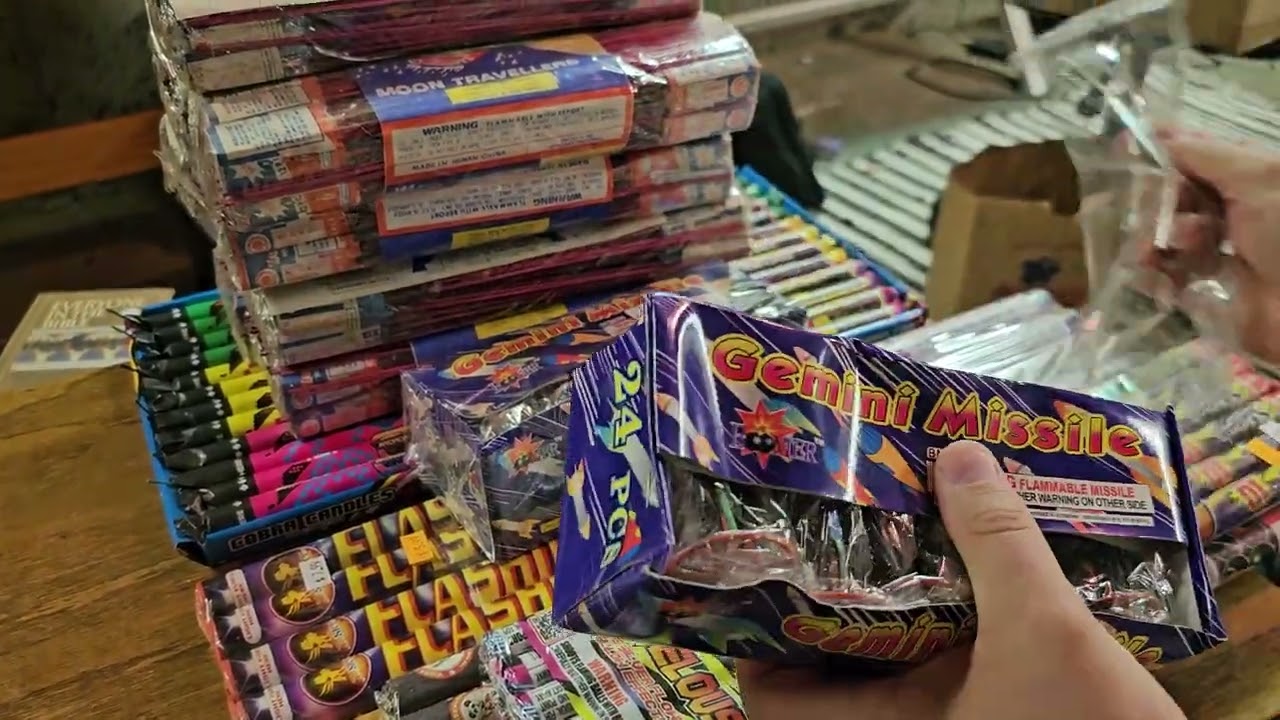 New weekend firework pick up