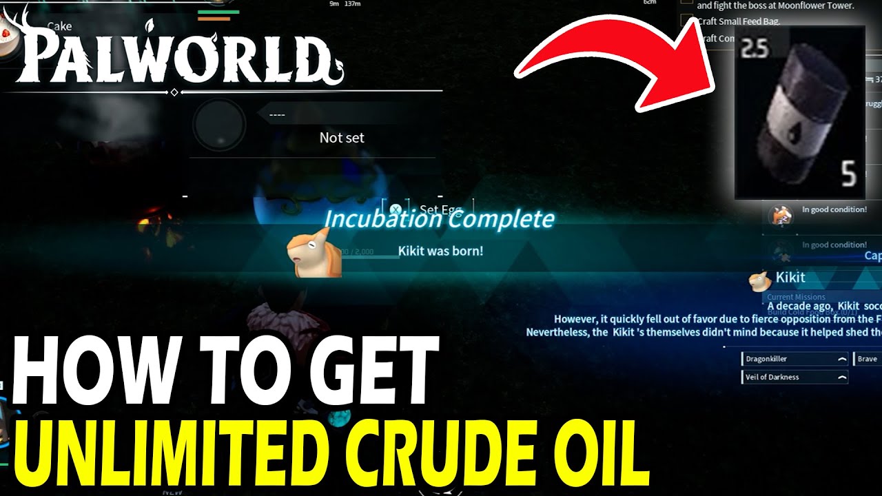 How to Get Unlimited Crude Oil Fast in Palworld