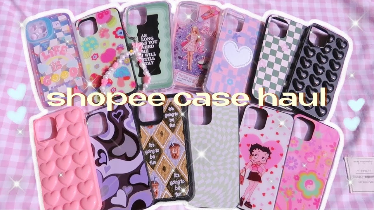 shopee phone cases haul!! (´｡• ω •｡`) ♡ // all under 100k!✨