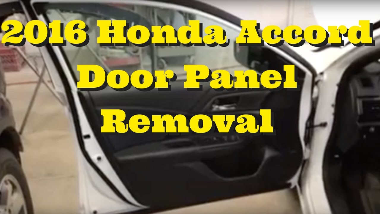 2013 2014 2015 2016 2017 Honda Accord ---- Снятие и замена дверной панели. Установка. Как снять.