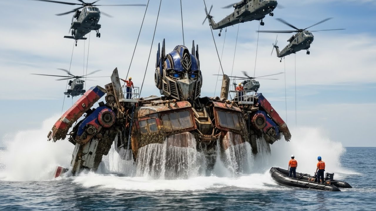 Salvaging and Restoring the Legendary Optimus Prime Mega Bot | Lost for Decades Under the Sea