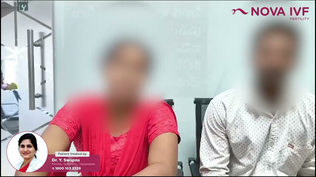 The couple conceived after IVF treatment by Dr. Y. Swapna, IVF specialist, Nova IVF Guntur