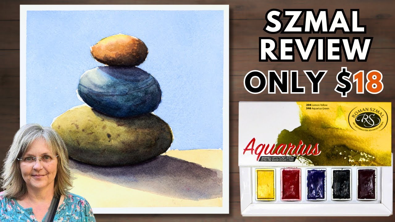 Roman Szmal Watercolor Review | These $18 Paints Are INCREDIBLE