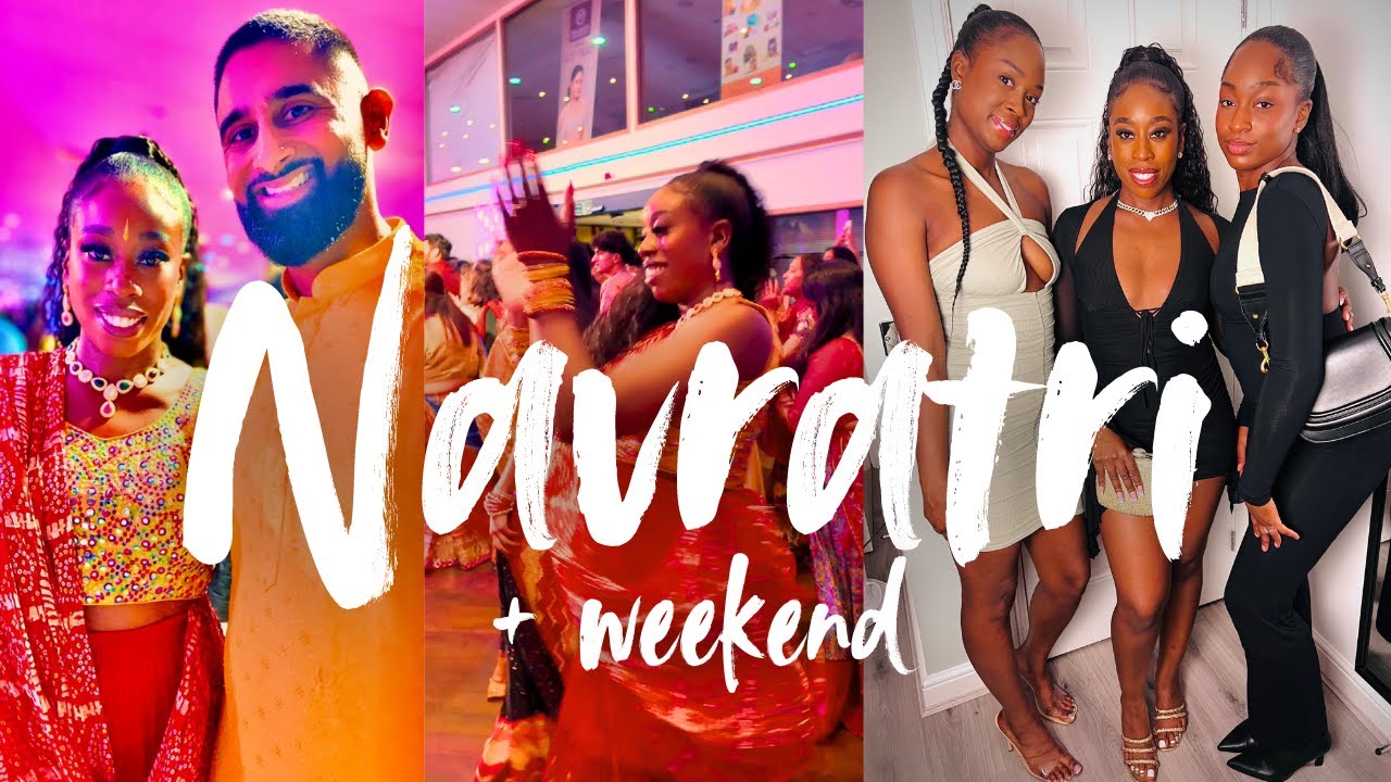 NAVRATRI VLOG || INTERRACIAL COUPLE