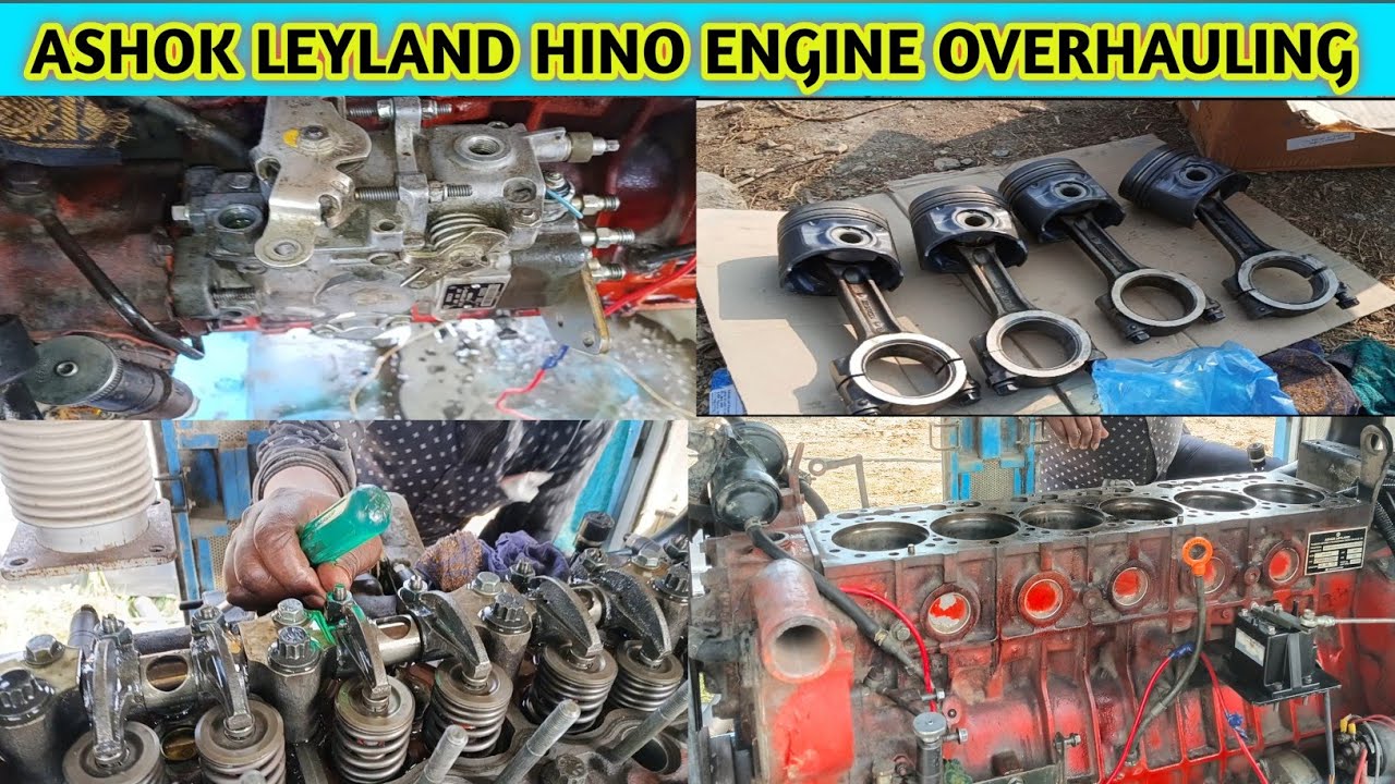 Ashok Leyland engine overhauling || Ashok Leyland hino engine overhauling || part 2
