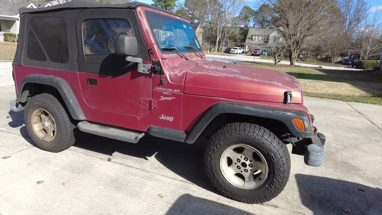 Restoring our 1999 Jeep Wrangler Spot