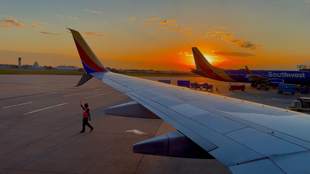 [4K] – Full Flight – Southwest Airlines – Boeing 737-8H4 – HOU-TUL – N8690A – WN1391 – IFS 912