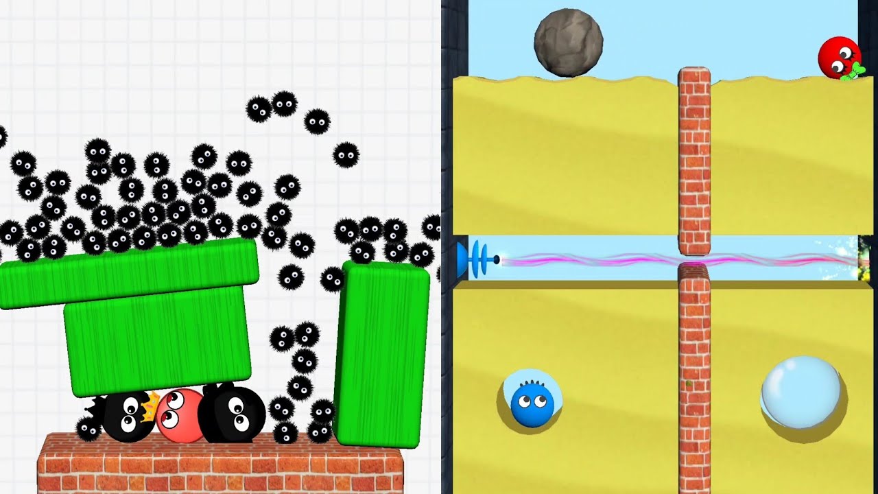 Hide Ball Vs Lucky Balls | Brain Teaser Speedrun Gameplay Max All Level's #technohackzgames 
