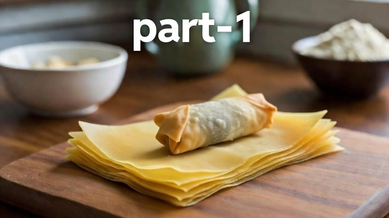 सब पूछते रहे – ये Sheets लाई कहाँ से? 🤫 | Homemade Spring Roll Sheet 
