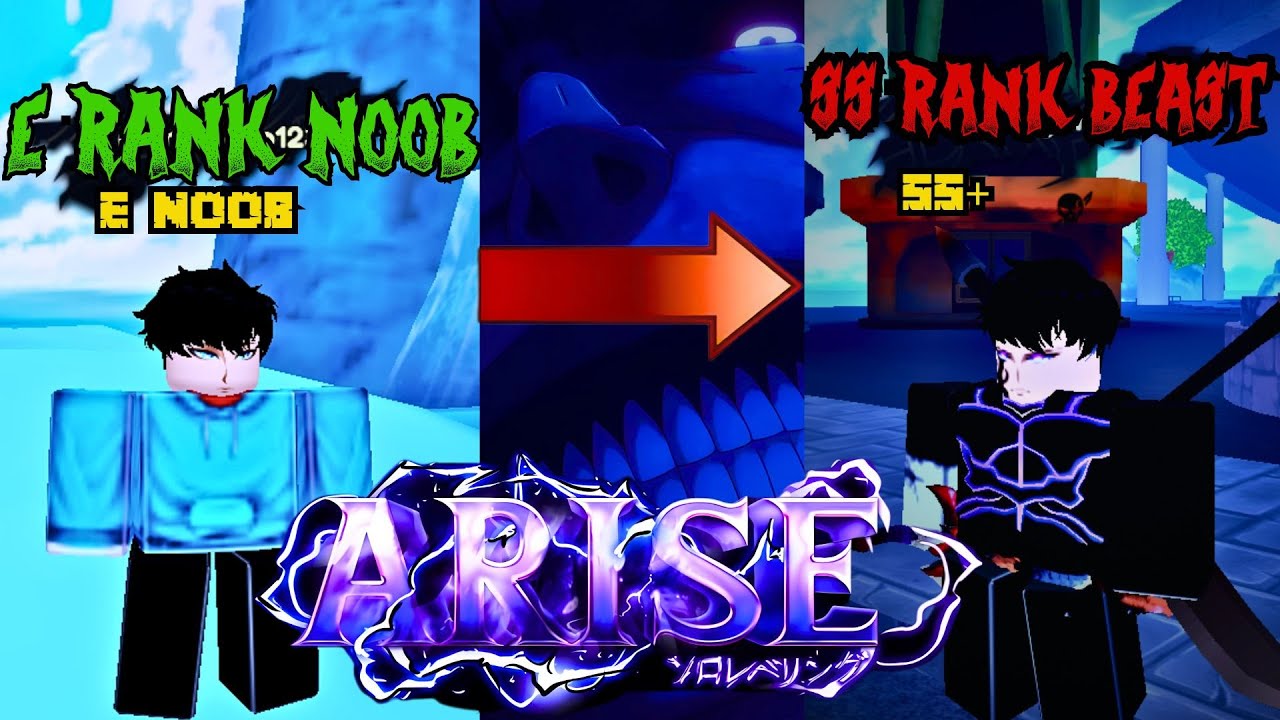How a Pro NOOB, plays Roblox ARISE, from Noob to Pro *realistic*