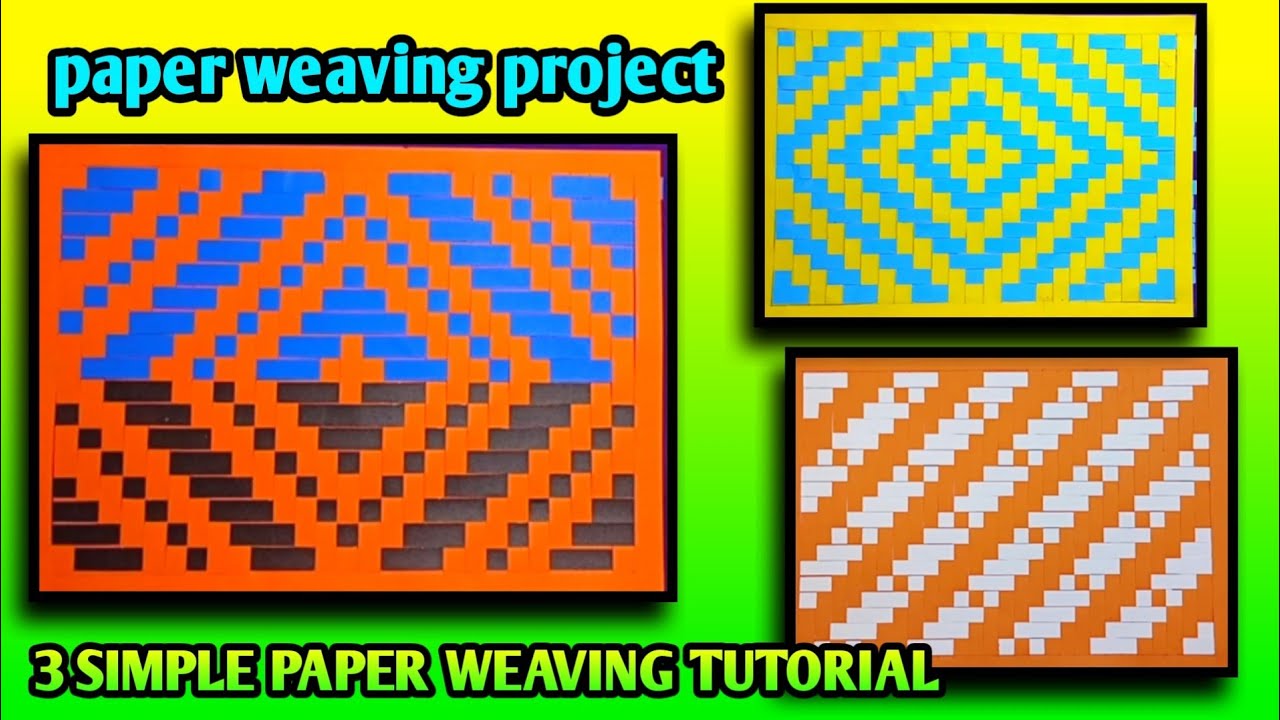 Easy Paper Weaving Step-by-Step | Learn Paper Weaving for Kids Using Colorful Strips