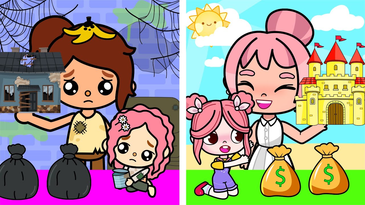 Poor Mommy VS Rich Mommy | Toca Life World | Toca Animation