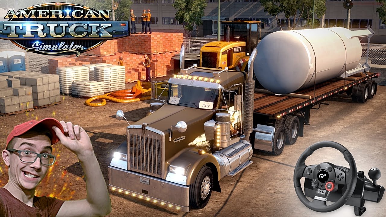 American Truck Simulator Multiplayer z Ekipą #5 ☆ Dawno się tak nie uśmiałem.. ㋡ MafiaSolec