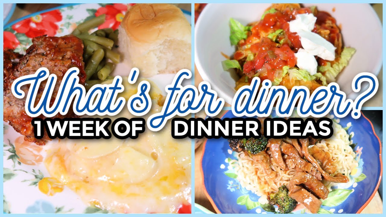 WHAT'S FOR DINNER? #261 | 7 Real-Life Family Meal Ideas