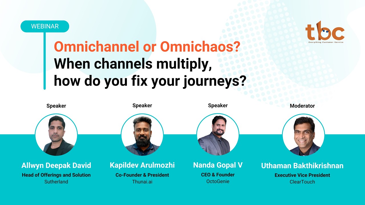 Omnichannel or Omnichaos? When channels multiply, how do you fix your journeys? - TBC