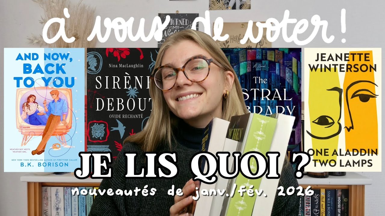 VOUS CHOISISSEZ MES PROCHAINES LECTURES 🏆💬 parmi les nouveautés de janv./fév. 2026