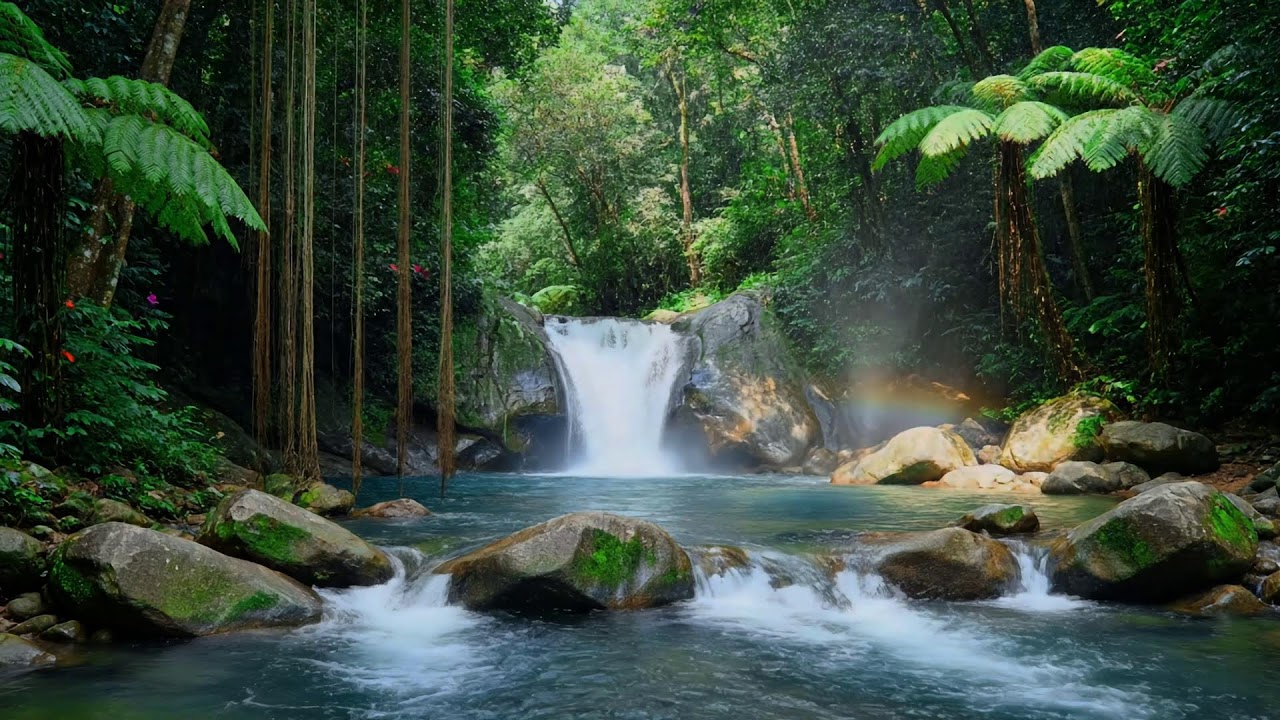 Serene Flowing River 🌿 Gentle Natural Ambience for Sleep, Focus, and Relaxation #1295