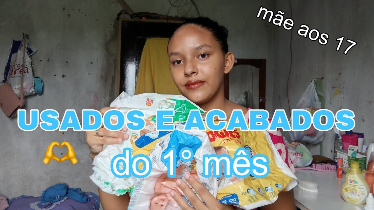 USADOS E ACABADOS DO PRIMEIRO MÊS DO MEU BEBÊ! (MÃE DE 2 AOS 17)❤️