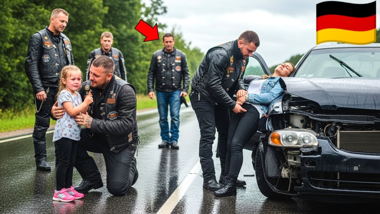Sie schrie nach ihrer Mama&hellip; Doch was die Biker dann taten, r&uuml;hrt die ganze Welt zu Tr&auml;nen