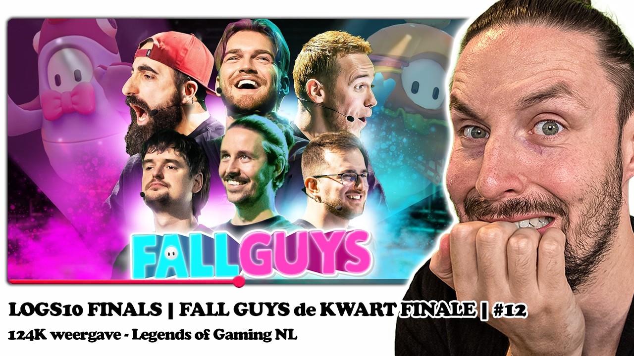 🔴 Reageren op: LOGS10 FINALS | FALL GUYS de KWART FINALE | #12