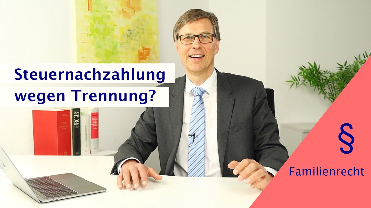 Steuerklassen richtig wechseln bei Trennung / Scheidung der Eheleuten