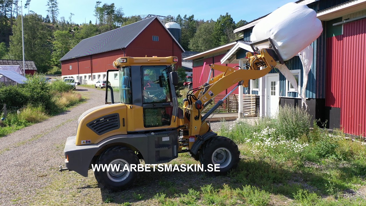 arbetsmaskinfilm lastmaskin 1500kg lyftkapacitet 2010717 4k upplösning