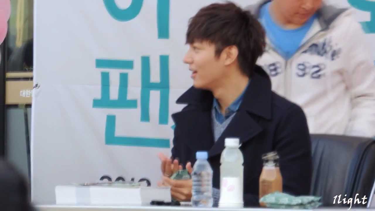 121102 LEE MIN HO  대전 트루젠 팬사인회