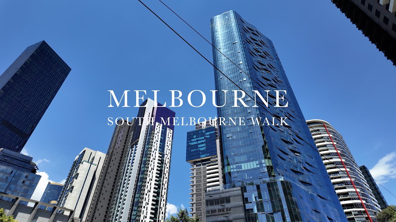 Melbourne Walk | Afternoon Walk in South Melbourne | Jan 2024