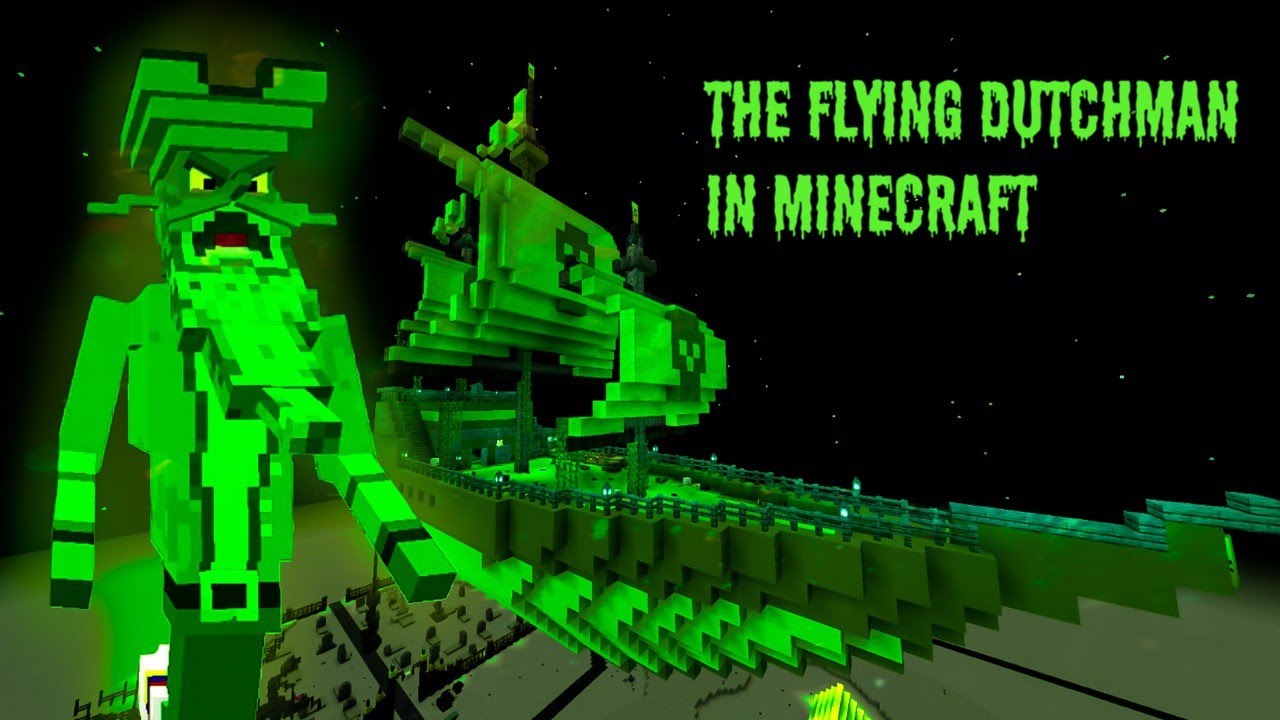 Building Bikini bottom part 6 : The Flying dutchman's ship and graveyard. (Halloween special)