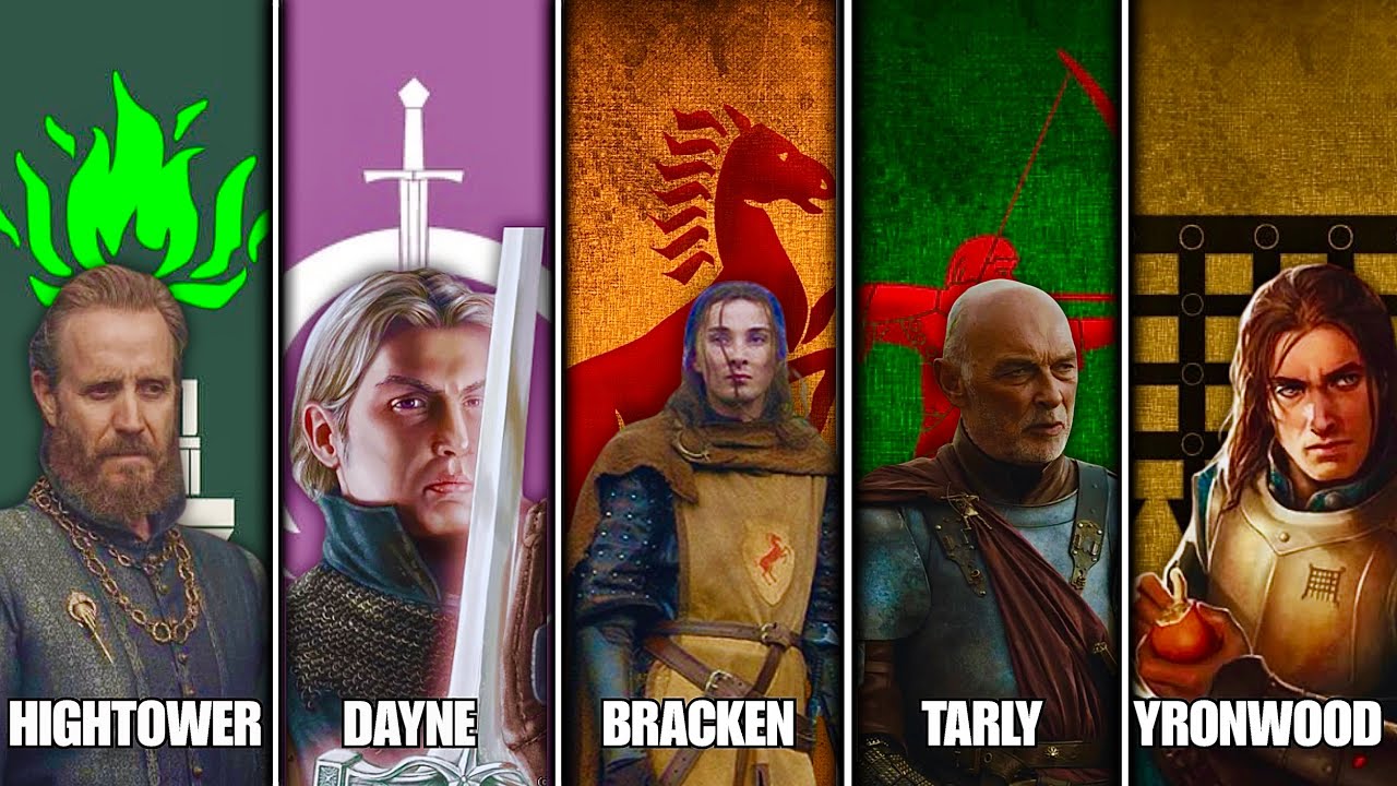 15 Most Powerful Lesser Houses in Westeros Explained