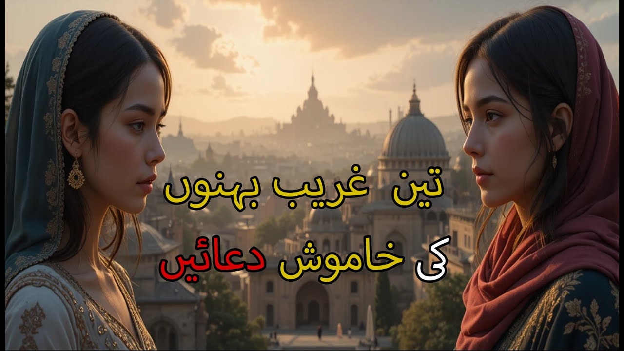 teen bhehno ki khamosh duayein video ! islamic story . iman vibes story