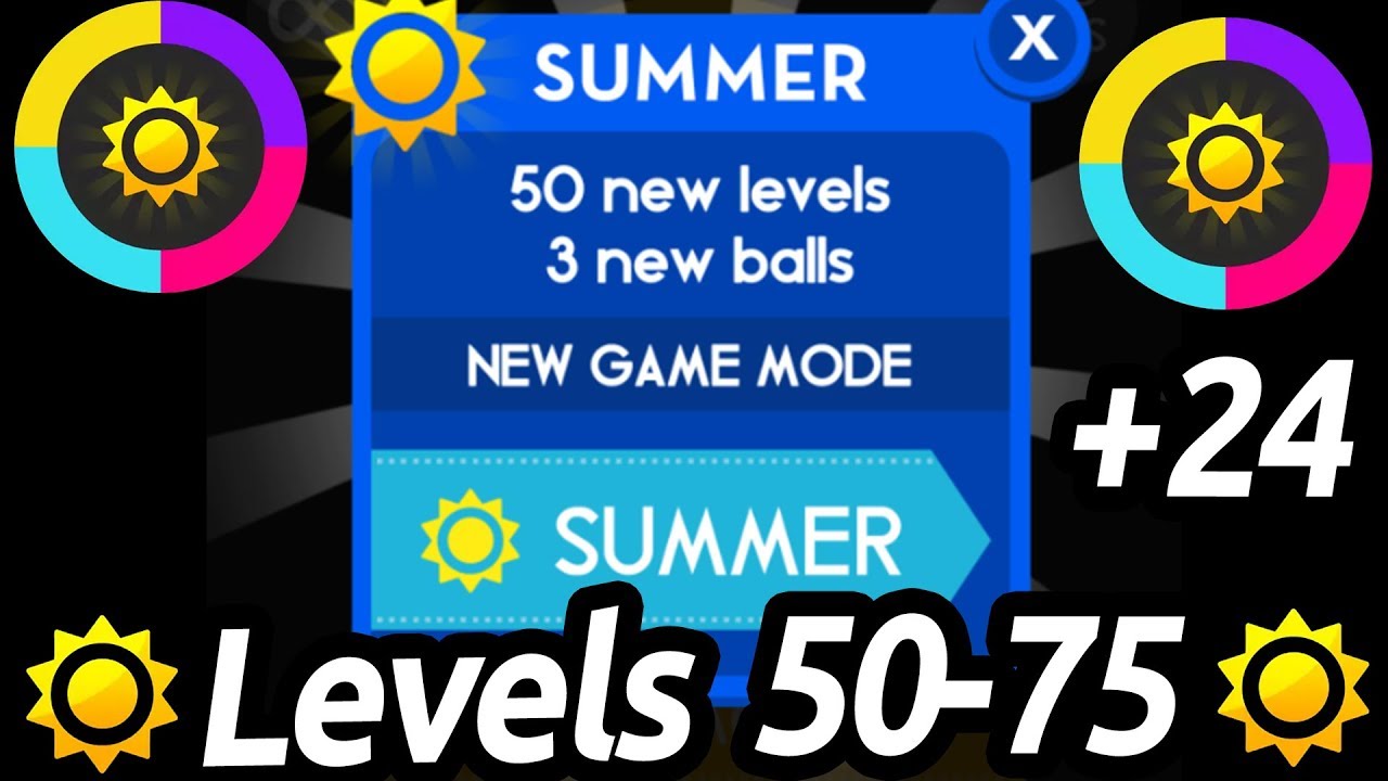 Color Switch SUMMER Levels 50-75