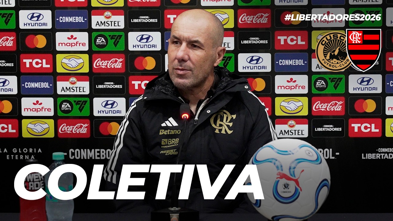 LEONARDO JARDIM | COLETIVA P&Oacute;S-JOGO | CUSCO 0 X 2 FLAMENGO | LIBERTADORES (08/04/26)