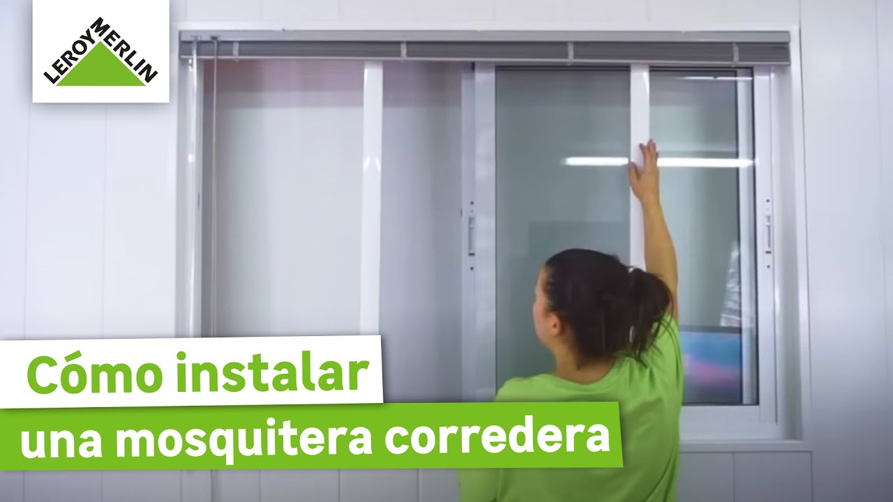 Cómo instalar una mosquitera corredera para ventanas ¡Guía paso a paso! | LEROY MERLIN